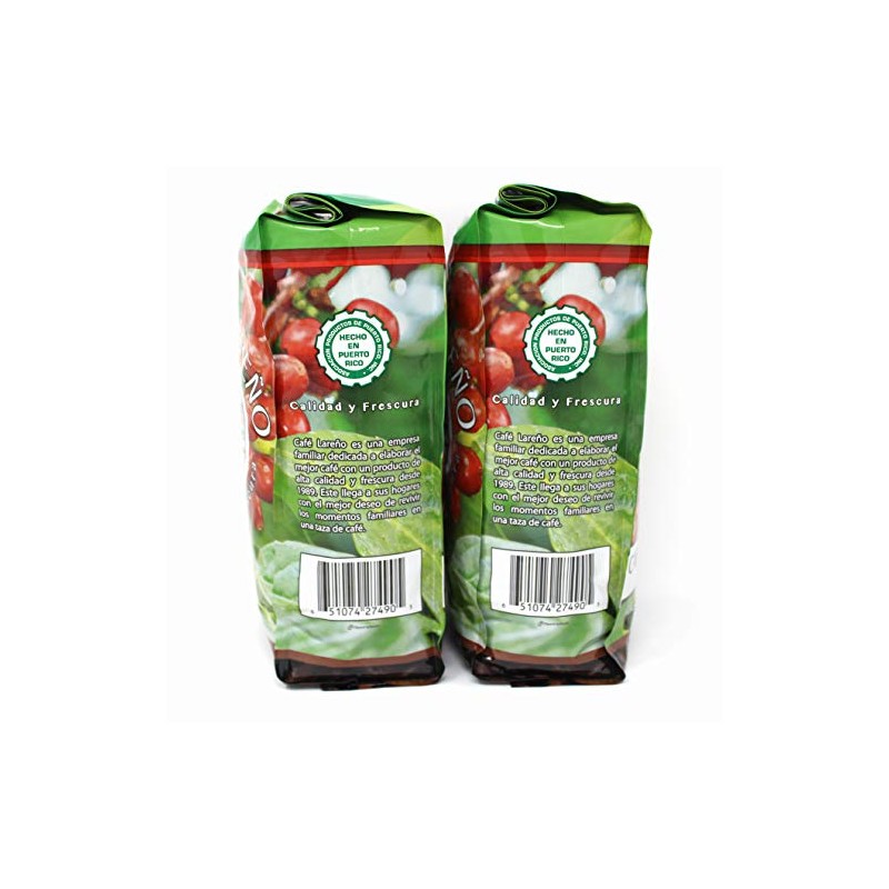 Cafe Lareno Roasted Coffee Beans - 14 ounces (2 pack)