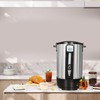 alelarocr Commercial Coffee Urn 50 Cups（12L, Stainless Steel Large-Capacity Coffee