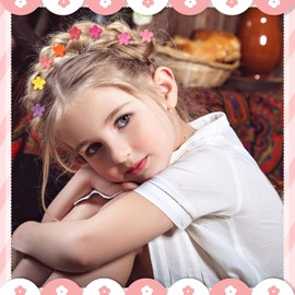 112 Pcs Baby Hair Clips Set – 28 Color Mini Flower & Butterfly Hair Clips for Girls, Toddler Hair Accessories with Organizer Box, Cute Mini Hair Claws for Toddlers, Kids & Women