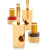 deleyCON 4 x Banana Plugs Gold-Plated and Screwable for Cable