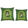 Funny smoothie blender design for vegetarians Throw Pillow