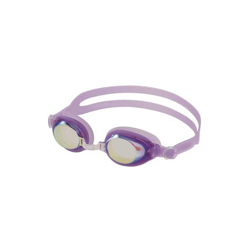 YASUDA Mirrored Swimming Goggles, Lavender, For Kids, NEW YG526
