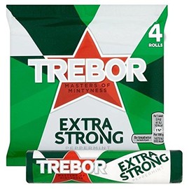 Trebor Extra Strong Peppermint Mints 4 x 41g - Pack of 2