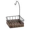 Pearl Metal Basket Fruit Basket Storage, Rattan Basket, Square Shape,