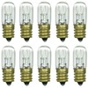 Sunlite 41717 Incandescent T4 Tubular Light Bulb, 15 Watts, 75