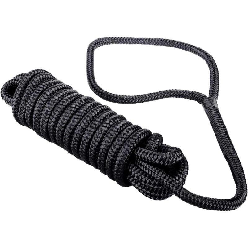 Amarine Made 4 Pack 1/2 Inch 25FT Double Braid Nylon