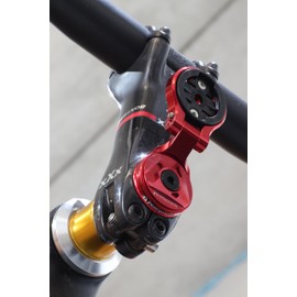 JRC Components Ridge Headset Mount for Garmin - CNC Machined Aluminium, Universal Fit, Lightweight & Sturdy, Available in 9 Colors - Gun-Metal
