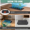 MMFSF Floor Vent Covers, 4x10 Adjustable Heat Air Vent Deflectors,