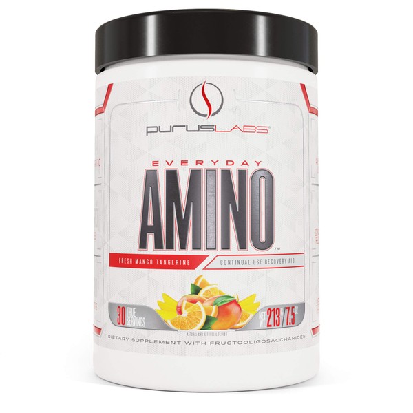 Purus Labs Everyday Amino | (Fresh Mango Tangerine, 30 Servings)