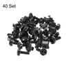 PATIKIL Rack Mount Cage Nuts M5x14mm Mounting Screws Iron Zinc