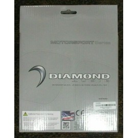 DIAMOND AUDIO DHDRG 15+ H-D ROAD GLIDE FAIRING SPEAKER GRILLS 2pc METAL W EMBLEM