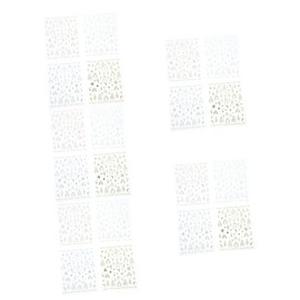 Healvian 40sheets Sun and Moon Nail Decals Unique Art Stickers for Women Easy to Apply and Holographic Designs