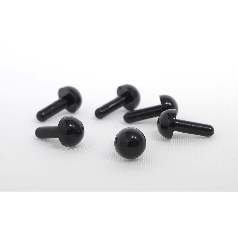 ハマナカ あみぐるみEYE ソリッドアイ 約5mm ブラック 差込式 6コ入り H221-305-1