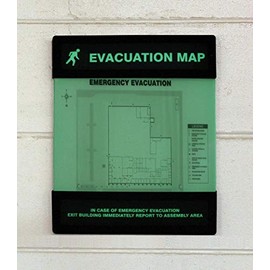 Evacuation Map Holder, 11 in. x 17 in.