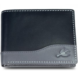 HORNBULL Maddison Brown RFID Blocking Wallet for Men, Navy, Casual