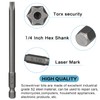 Torx Bit Set Hakkin 11Pcs 100mm Long Torx Bits Tamper