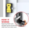 Keyless Garage Door Slider Lock – Secure Garage Door Deadlock