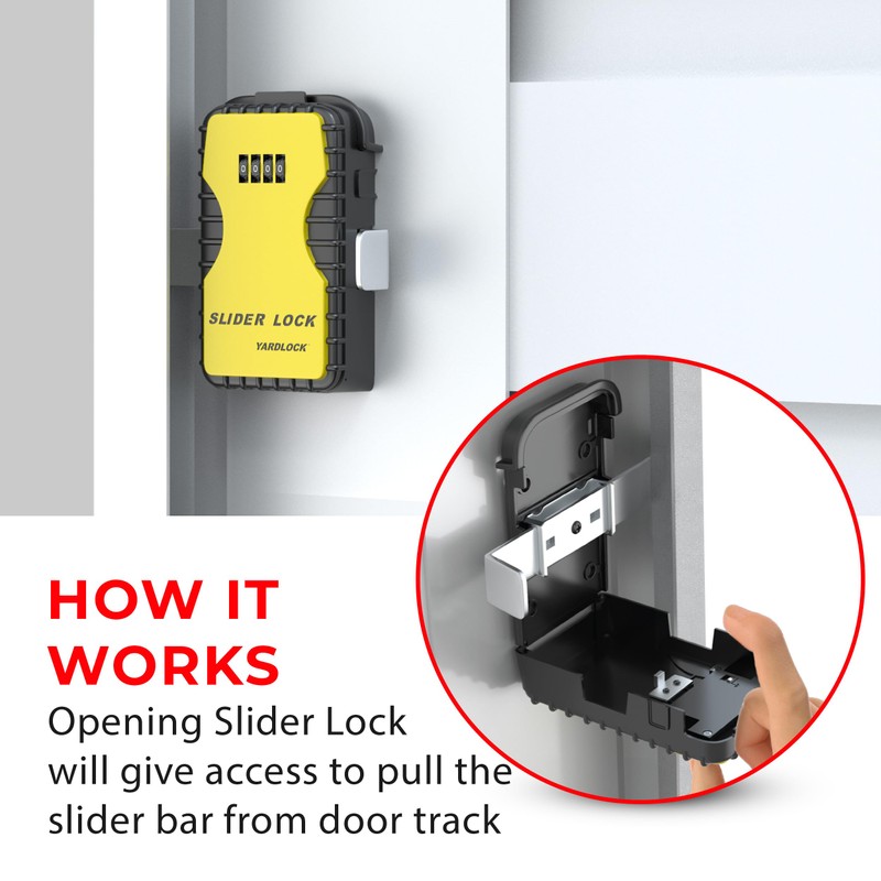 Keyless Garage Door Slider Lock – Secure Garage Door Deadlock