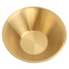 Stainless Steel Salad Bowls Gold Double Layer Exquisite Decorative Gold