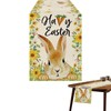 Flower Rabbit Easter Table Runner, Table Runner with Easter Bunny,