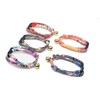 PetSoKoo Cat Collar with Kitty Face Bell. Cute Japan Chirimen