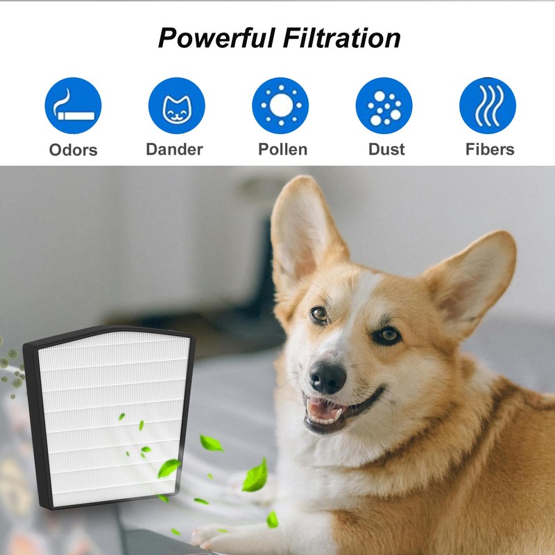 Prestivair Replacement Filter LP-HF550P Compatible with Live-Pure Bali Series LP550TH