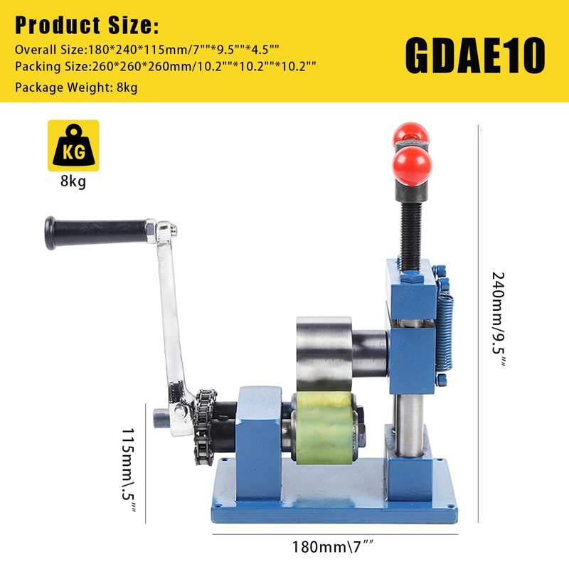 LIAPDG Jewelry Bending Machine, Adjustable Ring Bending Tool Manual Spoon