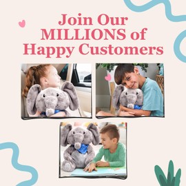 Weighted Anxiety Comfort Animal – 5 lb Elephant Calming Plush for Kids & Adults