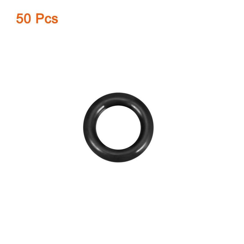 sourcing map Nitrile Rubber O-Ring Metric Seal Rubber Sealing Ring