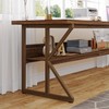 Tribesigns 79-Inch Extra Long Desk, Two Person Desk with Storage