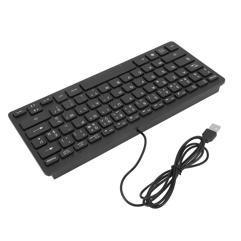 78 Keys Language Ultra Thin Keyboard Plug and Play Splash