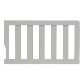 Dream On Me Convertible Crib Guard Rail Cool Grey Toddler Bed Safety Rail