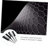 Baluue 4pcs Hair Styling Comb Set Professional Dye Combs Hooks