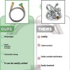 Stainless Steel Garden Hose Extender for Easy Maneuvering in Gardening