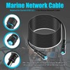 usvehj 010-12528-01 Marine Network Cable with Small Connector - 6