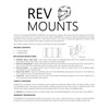 REVMOUNTS AGV K3 Action Camera Helmet Mount