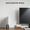 muso wood Vertical Laptop Stand, Walnut Laptop Holder Desktop Stand