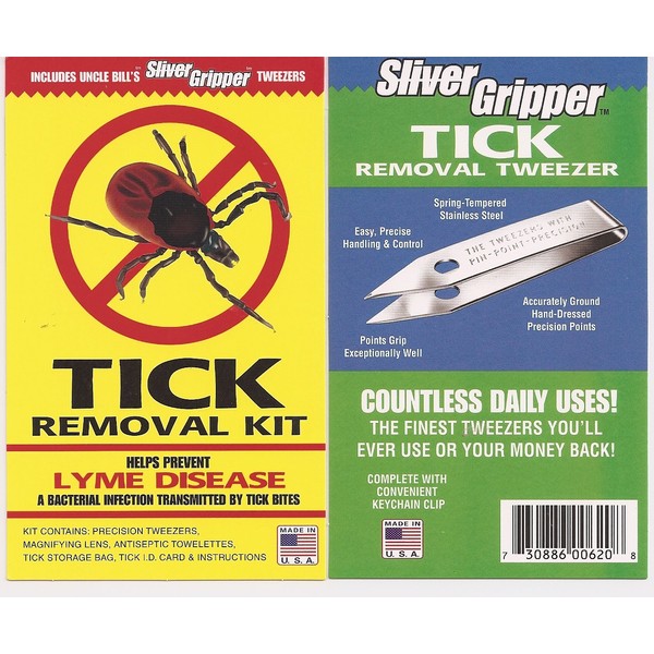 Uncle Bill's Sliver Gripper Tick & Splinter Removal Kit
