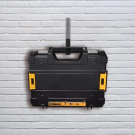 Maclean Wall Mount | Universal Holder for Tyres, Wheels, Bicycle, Ladder, Garden Hose | Storage for Garage, Basement, Workshop | Includes Mounting Accessories (1x Piece/Maximum Load: 10 kg)