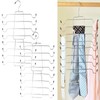 2 Pack Scarf Hanger,Leggings Hangers for Closet,360°Rotating Metal Belt Hangers