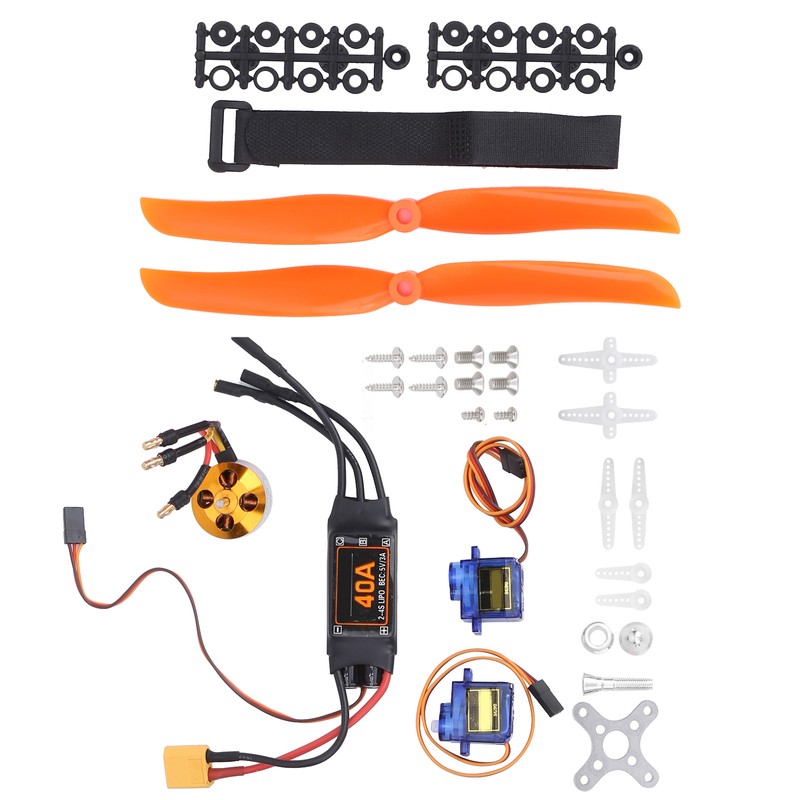 2212 KV1400 Motor 40A XT60T ESC SG90 Servo 8060 Propeller