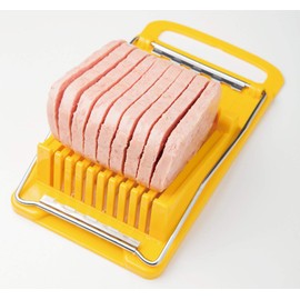 Hinomaru Collection Convenient Kitchen Luncheon Meat Spam Cheese Slicer Quality Stainless Steel Wire Slicer BPA Free Made in Japan