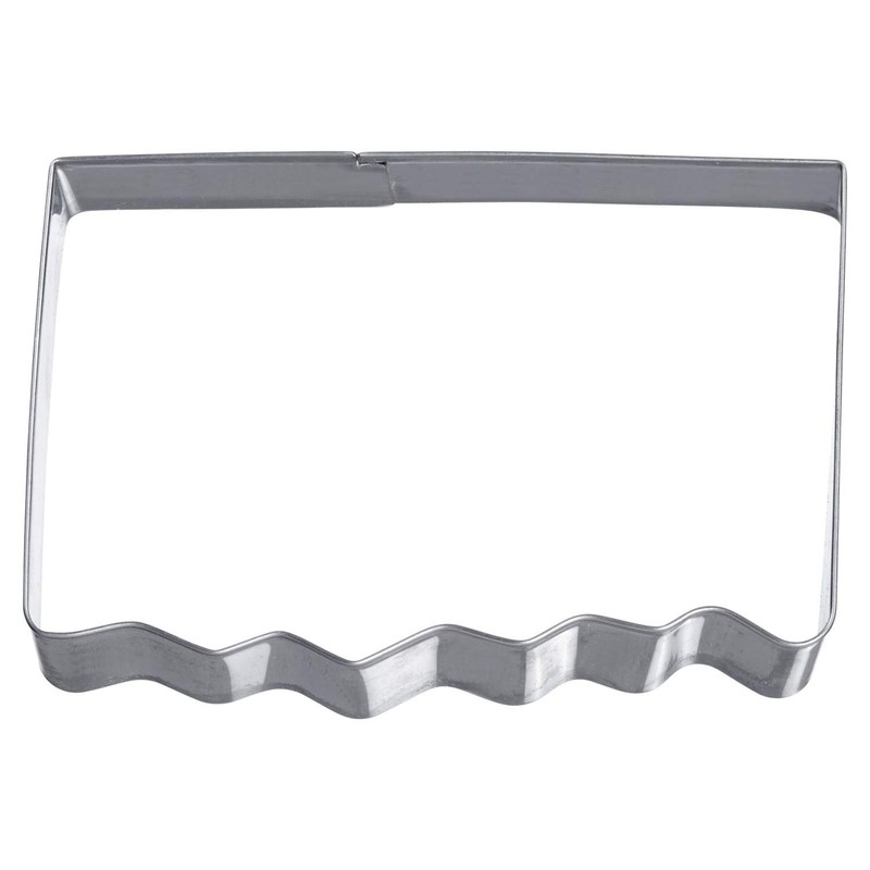 Westmark Cookie Cutters Set Gingerbread House 6-pcs, Stainless Steel, Silver