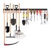 TVKB 51'' All Metal Garden Tool Organizer Adjustable Garage Tool