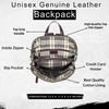 VILENCA HOLLAND Genuine Leather Backpack for Women - 12.5 Inch