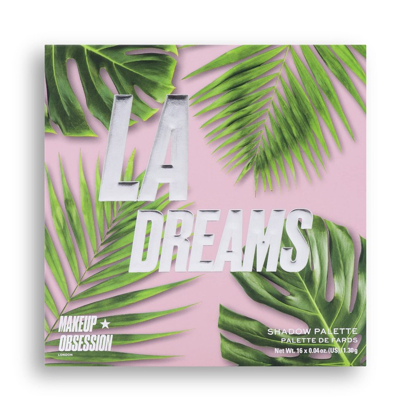 Revolution Beauty London Makeup Obsession London, LA Dreams, Eyeshadow Palette,