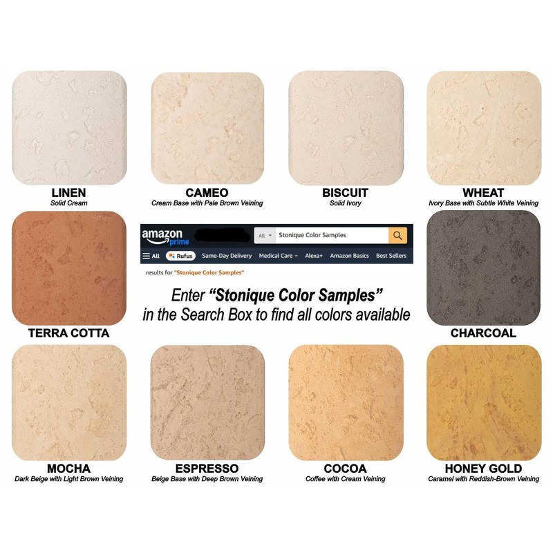 Stonique® Stone Switchplate - Double Switch (Wheat)