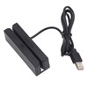 3 Track Magnetic Stripe Card Reader Bidirectional Manual USB Card
