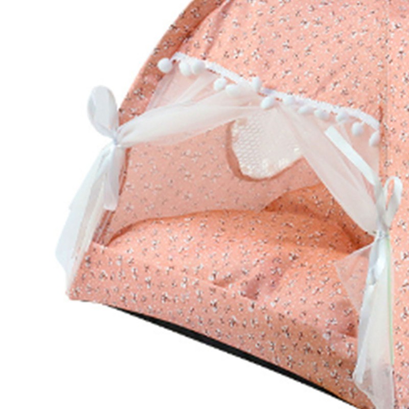 Indoor Pet Tent Detachable Washable Soft Warm Prevent Slip Cute