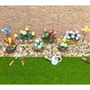 Dolls House Garden Flowers Pack, 1:12 Scale Miniatures, Daisies, Daffodils,